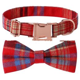 Pet Bow Dog Collar Metal Buckle