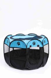 Octagonal Cage Fence Pet Cloth Tent Easy Storage Cat Nest