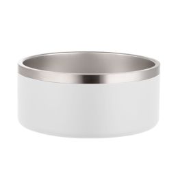 Stainless Steel Dog Bowl Inside And Outside 304 With Silica Gel Pad