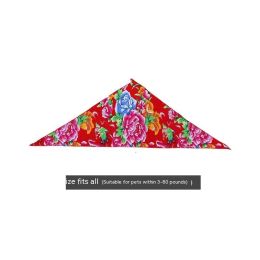 Country Style Pet Triangular Scarf Dogs And Cats Bib Scarf Ornament Funny Photography Headscarf