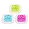 ABS Creative Dog Cat Feeders Anti Choke Food Separate Bowl Non-toxic Pet Plate Kitten Puppy Slow Eating Accessories