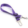 Pet Dog Cat Car Seat Belt For Accessories Goods Animals Adjustable Harness Lead Leash Small Medium Travel Clip French Bulldog