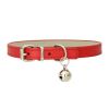 PU Leather Leash Pet Dog Collar Pet Supplies DIY Japanese Bell Cat Collar Bell