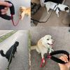 Pet Leash Reflective Strong Dog Leash 1.5M Long with Comfortable Padded Handle Heavy Duty Training Durable Nylon Rope Leashes